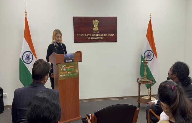Hindi Diwas celebrations on 14 September, 2022 at CGI, Vladivostok.
