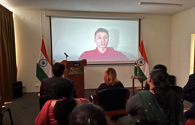 Hindi Diwas celebrations on 14 September, 2022 at CGI, Vladivostok.