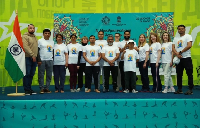 The 10th International Day of Yoga - Vladivostok, Primorsky Krai