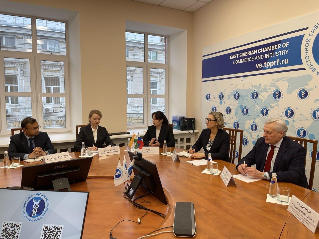 Meeting with Mr. Alexey Sobol, President of the Union of the Chamber of Commerce and Industry of Eastern Siberia