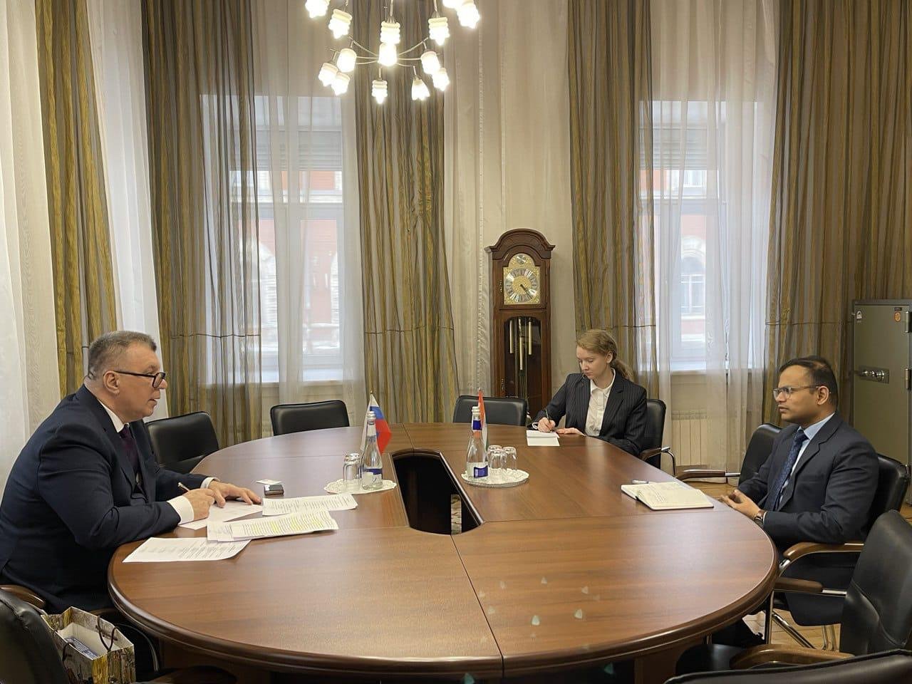 Meeting with Mr. Alexey Kotelnikov, Acting Head of Representative Office of MFA of Russian Federation in Irkutsk