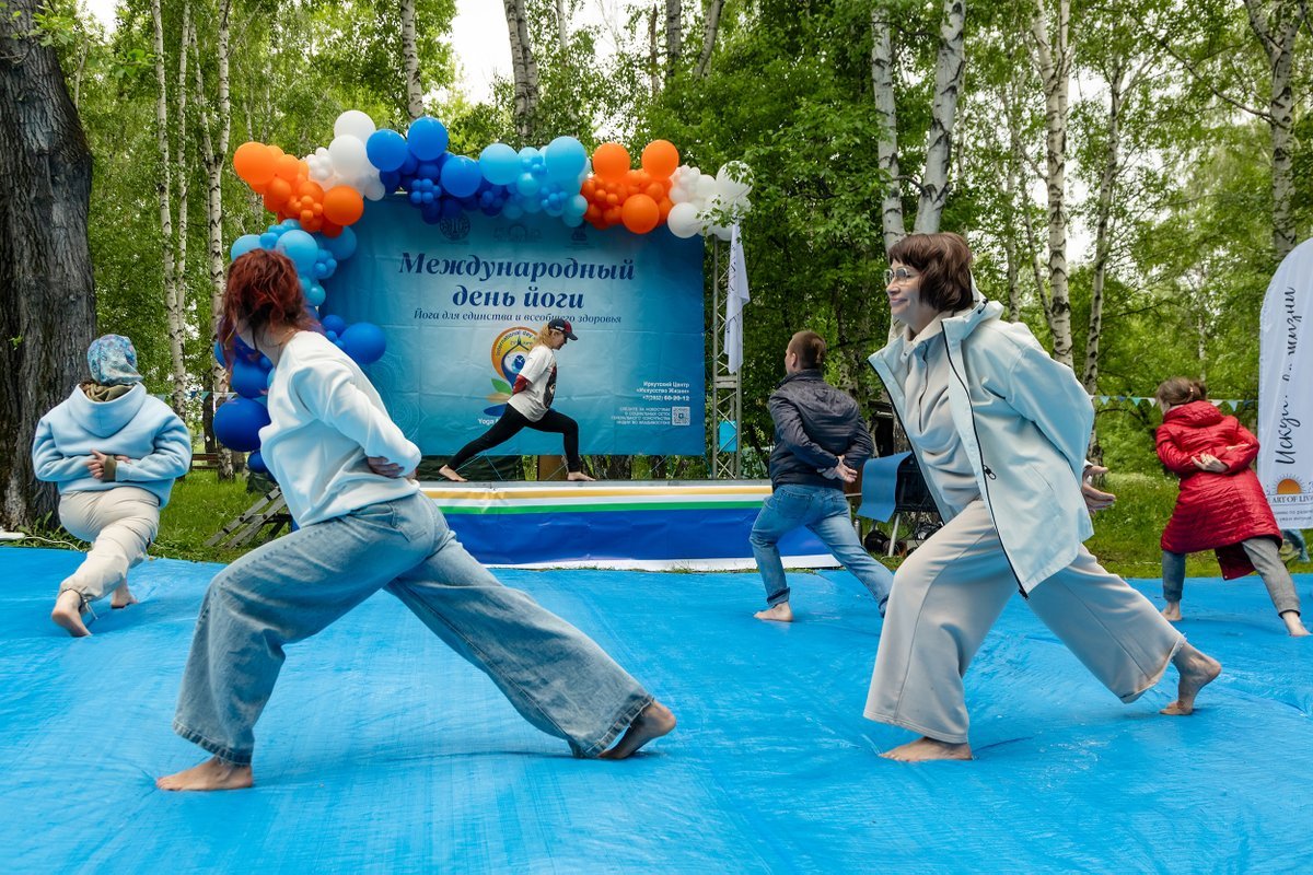 The 12 International Yoga Day was held in  Yuzhno Sakhalinsk, Magadan, Khabarovsk, Komsomolsk-on-Amur (Khabarovsk region), Ulan-Ude (Buryatia), Irkutsk, Tynda (Amur region), Petropavlovsk - Kamchatkatsky,  Chita (Trans Baikal region) with the support of Local Regional Governments, Yoga Enthusiasts and Partners of Consulate General of India in Vladivostok