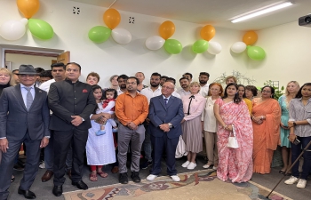 Celebration of the 76th Independence Day, August 15, 2022, at Consulate General of India, Vladivostok.