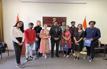 Hindi Diwas celebrations on 14 September, 2022 at CGI, Vladivostok.