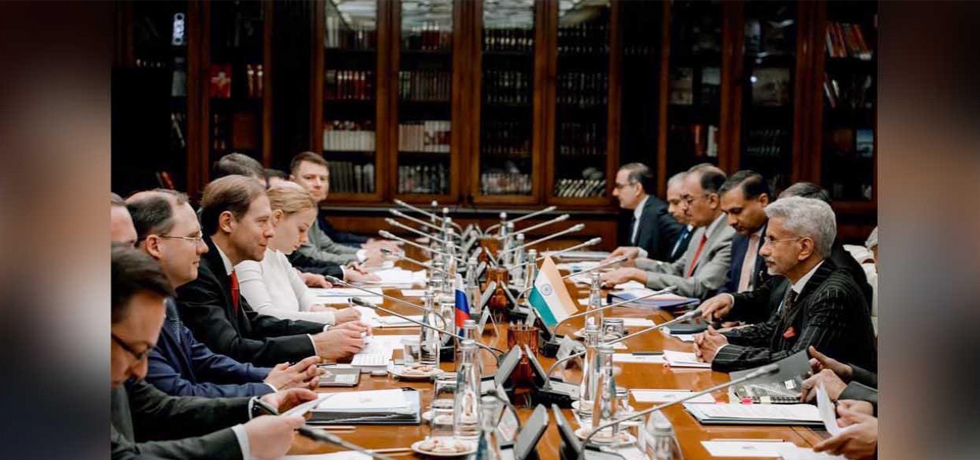 External Affairs Minister Dr. S. Jaishankar co-chaired the Inter-Governmental Commission with Russian Deputy Prime Minister H. E. Mr. Denis Manturov