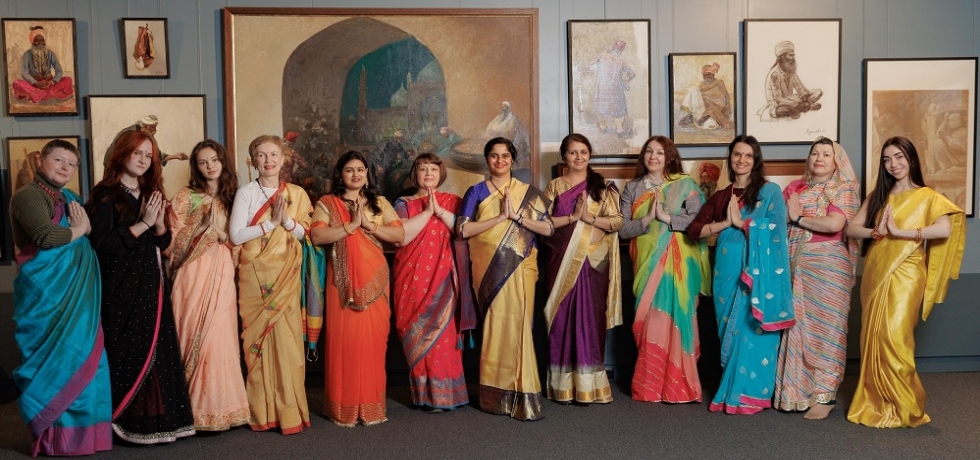 Days of India in Vladivostok, Master-class on “Secrets of Indian Saree”