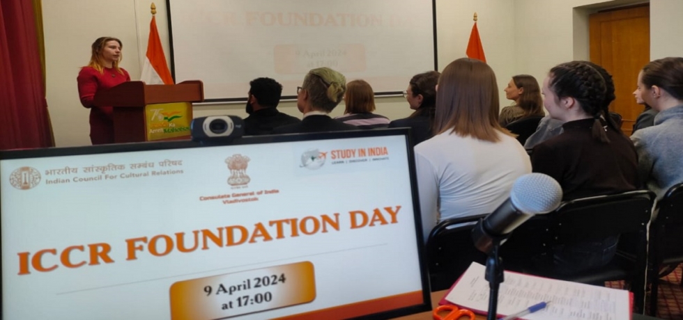 ICCR Foundation Day